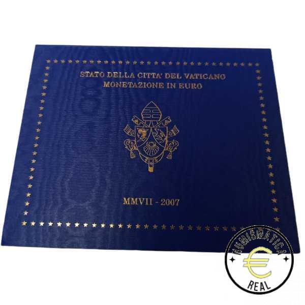 VATICANO 2007 CARTERA 8 VALORES KMS CALIDAD BU - BENEDICTO XVI - EN CARTERA OFICIAL - EUROSET.
