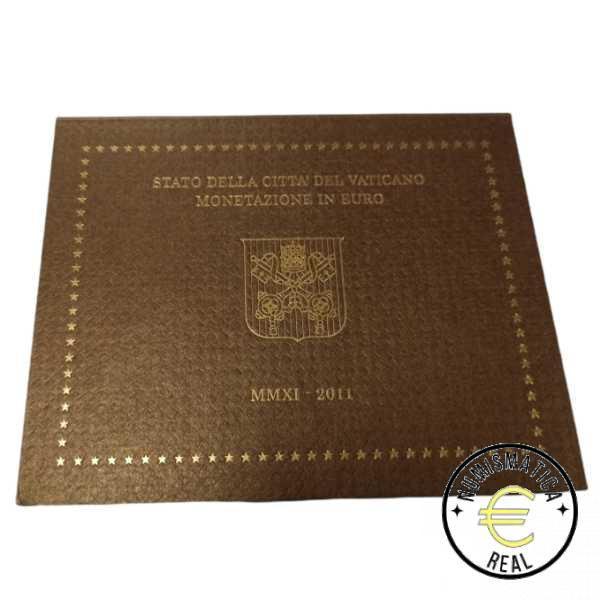 VATICANO 2011 CARTERA 8 VALORES KMS CALIDAD BU - BENEDICTO XVI - EN CARTERA OFICIAL - EUROSET.