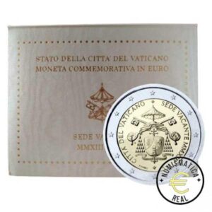 VATICANO 2013 2 EUROS CONMEMORATIVA BU - SEDE VACANTE - EN CARTERA OFICIAL.