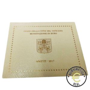 VATICANO 2017 CARTERA 8 VALORES KMS CALIDAD BU - ESCUDO DE FRANCISCO I - EN CARTERA OFICIAL - EUROSET.