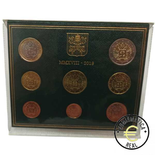 VATICANO 2005 CARTERA 8 VALORES KMS CALIDAD BU - JUAN PABLO II - EN CARTERA OFICIAL - EUROSET. - Imagen 2