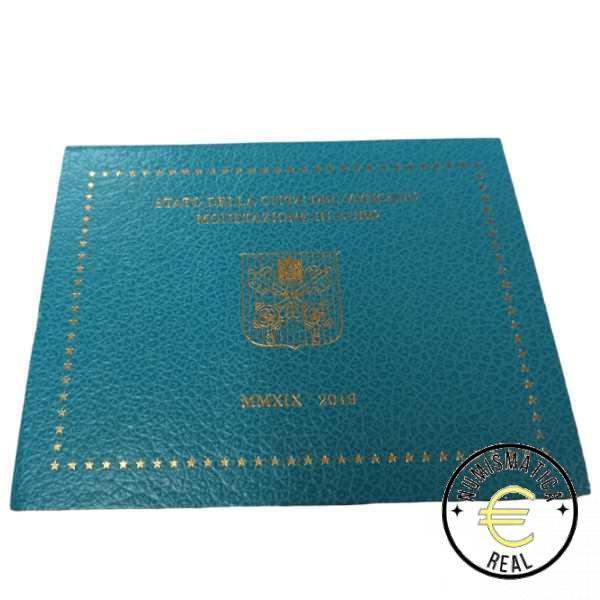 VATICANO 2019 CARTERA 8 VALORES KMS CALIDAD BU - ESCUDO DE FRANCISCO I - EN CARTERA OFICIAL - EUROSET.