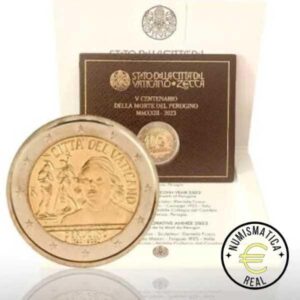 VATICANO 2023 2 EUROS CONMEMORATIVA BU - V CENTENARIO DE LA MUERTE DE PIETRO PERUGINO - EN CARTERA OFICIAL.