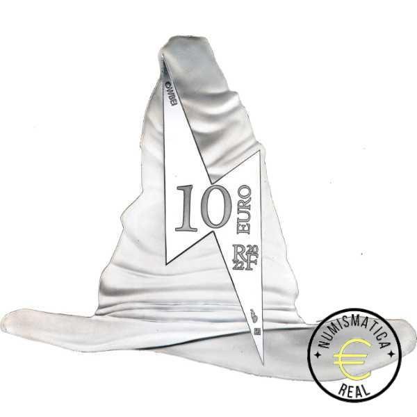 FRANCIA 2022 10 EUROS PROOF - MONEDA DE PLATA HARRY POTTER "SOMBRERO CLASIFICADOR MAGICO" BE - PP. - Imagen 3