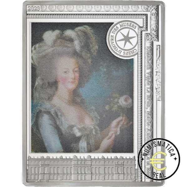 FRANCIA 2023 10 EUROS PROOF - MONEDA DE PLATA COLOR "MARIA ANTONIETA" BE - PP. - Imagen 2