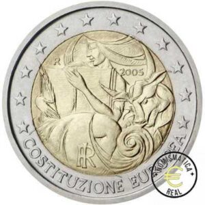 ITALIA 2005 2 EUROS CONMEMORATIVA UNC - CONSTITUCION EUROPEA - S/C.