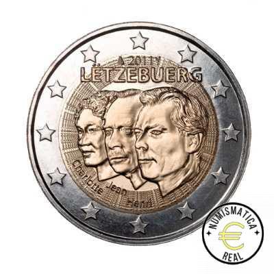 LUXEMBURGO 2011 2 EUROS CONMEMORATIVA UNC - ALTEZA GUILLERMO - S/C.
