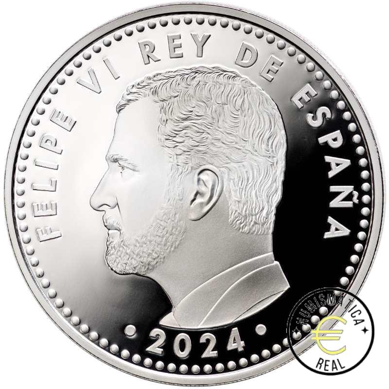 ESPAÑA 2024 10 EUROS PROOF – 8 REALES “MARGARITA SALAS – 8 MARZO – DIA DE LA MUJER” BE – PP. - Imagen 3