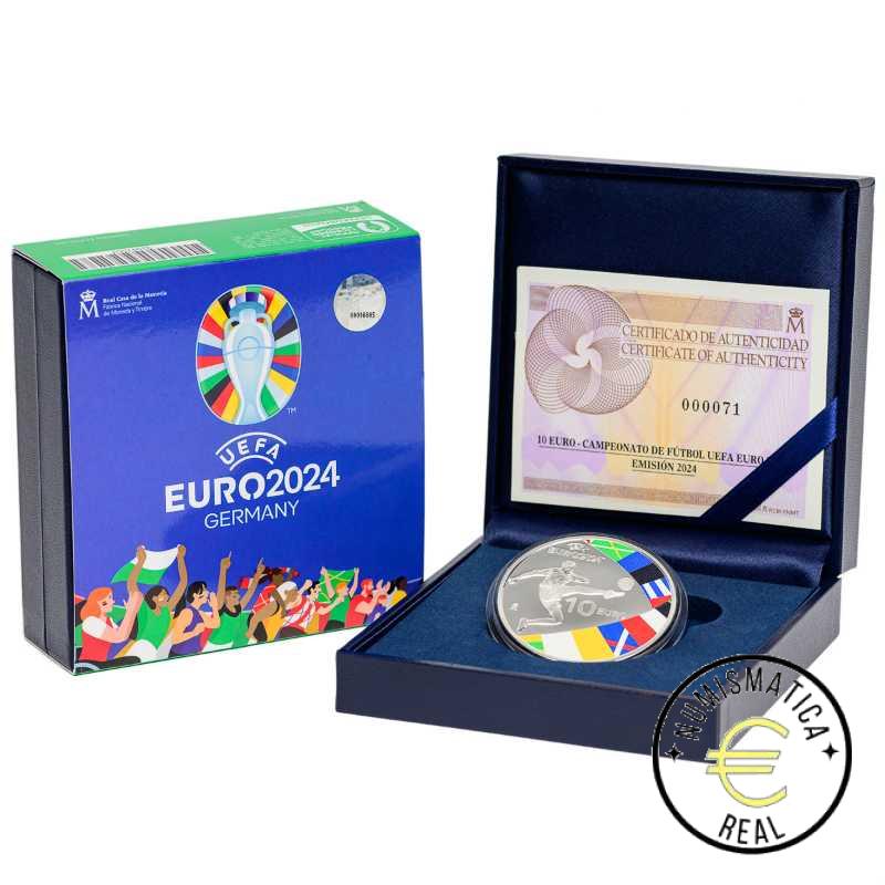 ESPAÑA 2024 10 EUROS PROOF – "CAMPEONATO DE FUTBOL UEFA EURO 2024” BE – PP.
