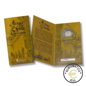ESPAÑA 2024 2 EUROS CONMEMORATIVA PROOF - PATRIMONIO UNESCO "CATEDRAL, ALCAZAR Y ARCHIVO DE INDIAS DE CIUDAD DE SEVILLA" BE - CARTERA OFICIAL PP.