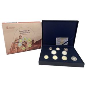 ESPAÑA 2025 8 VALORES + CONMEMORATIVAS 2 EUROS PROOF - TOTAL 9 MONEDAS "CIUDAD VIEJA DE SALAMANCA" BE - EUROSET PP.