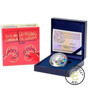 ESPAÑA 2024 10 EUROS PROOF – "CAMPEOMES DE FUTBOL UEFA EURO 2024 EUROCOPA” BE – PP.