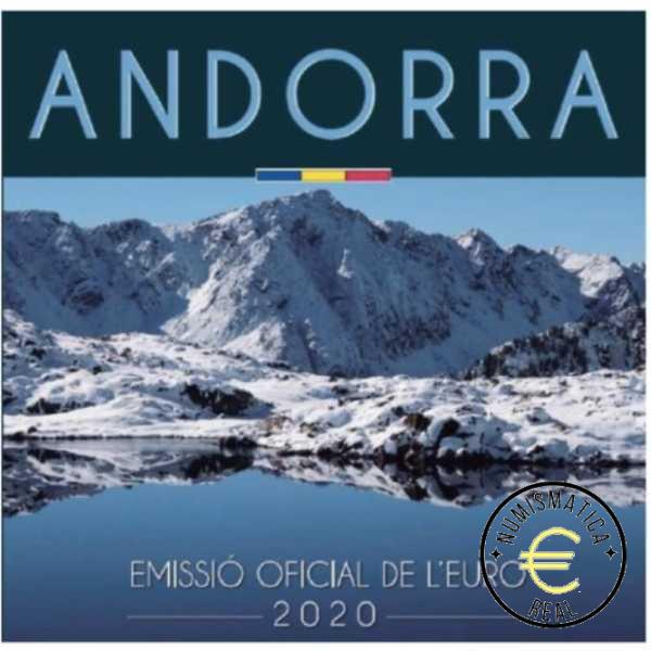 ANDORRA 2020 CARTERA 8 VALORES KMS CALIDAD BU - DE 1 CENT A 2 EUROS - EN CARTERA OFICIAL - EUROSET.