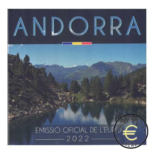 ANDORRA 2022 CARTERA 8 VALORES KMS CALIDAD BU - DE 1 CENT A 2 EUROS - EN CARTERA OFICIAL - EUROSET.