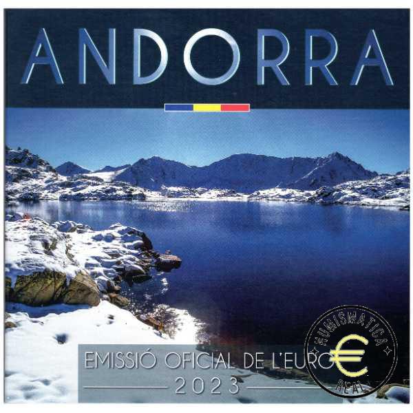 ANDORRA 2023 CARTERA 8 VALORES KMS CALIDAD BU - DE 1 CENT A 2 EUROS - EN CARTERA OFICIAL - EUROSET.