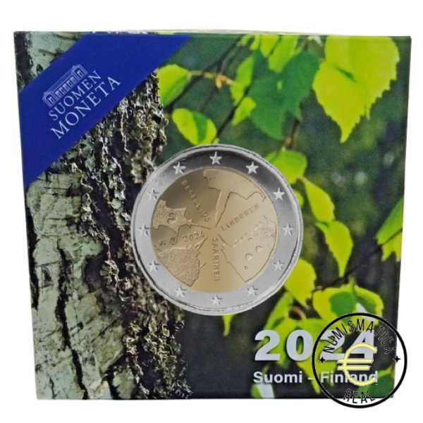 FINLANDIA 2024 2 EUROS CONMEMORATIVA PROOF - ARQUITECTURA FILANDESA- EN ESTUCHE OFICIAL - PP.