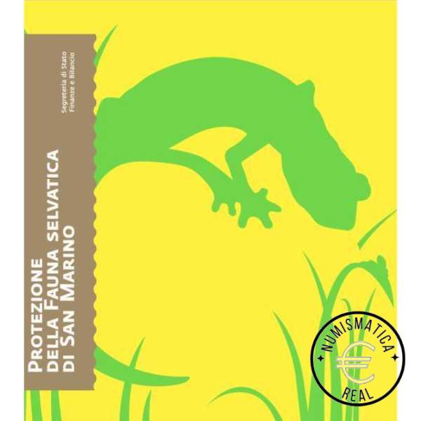 SAN MARINO 2023 CARTERA 9 VALORES KMS CALIDAD BU - DE 1CENT A 2 EUROS + 5 EUROS DE PLATA "FAUNA SALVAJE" - EN CARTERA OFICIAL - EUROSET.