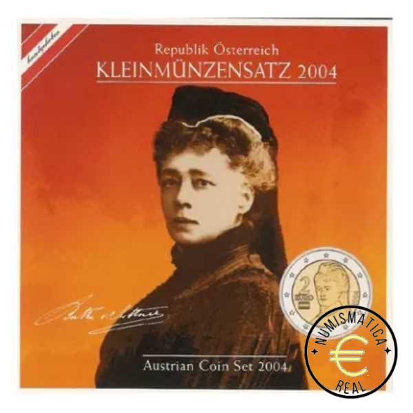 AUSTRIA 2004 CARTERA 8 VALORES KMS CALIDAD BU - DE 1 CENT A 2 EUROS - EN CARTERA OFICIAL - EUROSET.