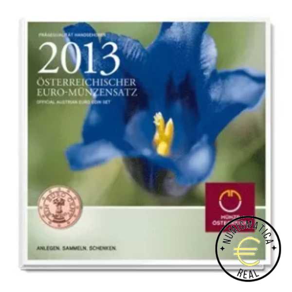 AUSTRIA 2013 CARTERA 8 VALORES KMS CALIDAD BU - DE 1 CENT A 2 EUROS - EN CARTERA OFICIAL - EUROSET.