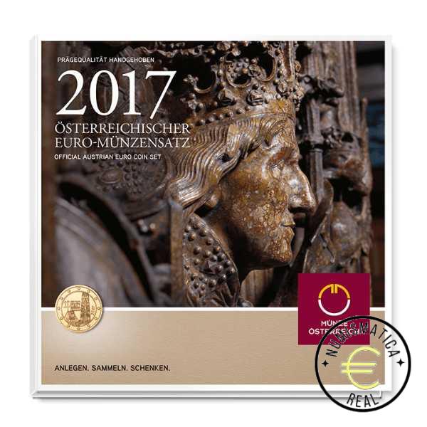 AUSTRIA 2017 CARTERA 8 VALORES KMS CALIDAD BU - DE 1 CENT A 2 EUROS - EN CARTERA OFICIAL - EUROSET.