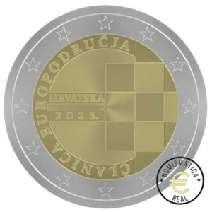 CROACIA 2023 2 EUROS CONMEMORATIVA PROOF - "INTRODUCCION DEL EURO" BE - SIN ESTUCHE PP.