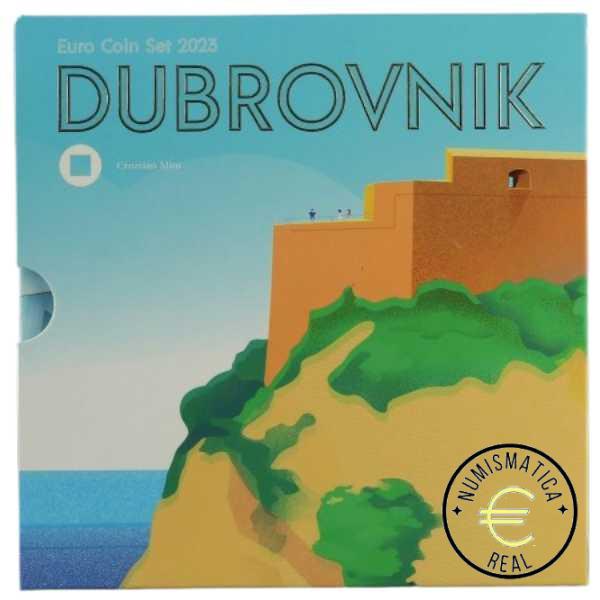 CROACIA 2023 CARTERA 8 VALORES KMS CALIDAD BU - DE 1 CENT A 2 EUROS - EN CARTERA OFICIAL - EUROSET.