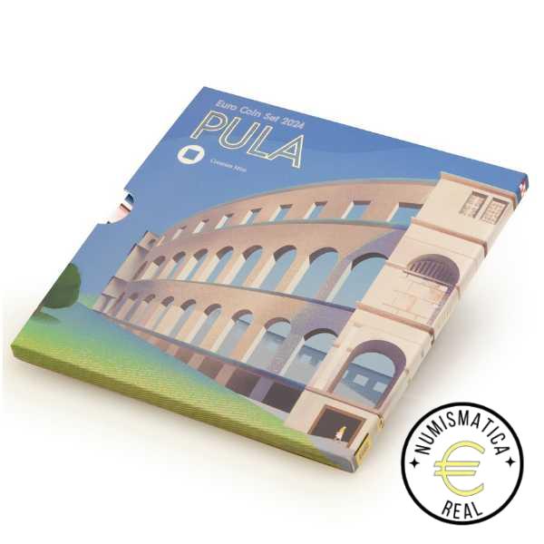 CROACIA 2024 CARTERA 8 VALORES KMS CALIDAD BU - DE 1 CENT A 2 EUROS - EN CARTERA OFICIAL - EUROSET. - Imagen 2