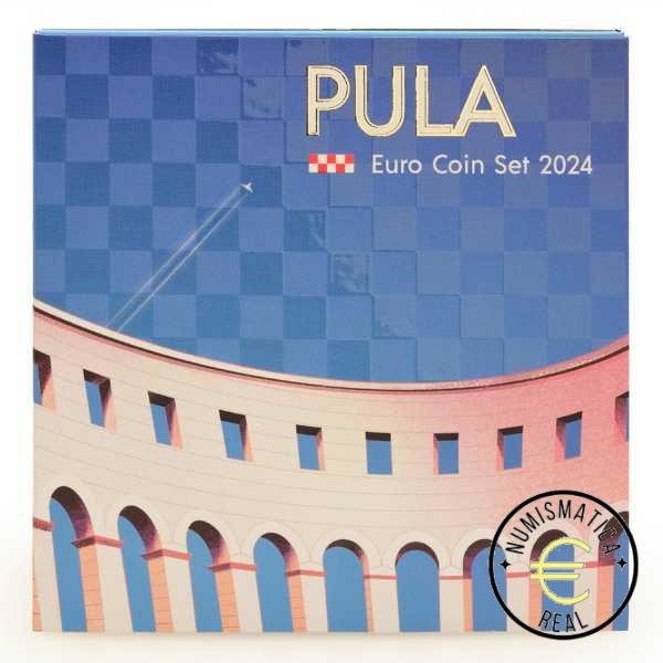 CROACIA 2024 CARTERA 8 VALORES KMS CALIDAD BU - DE 1 CENT A 2 EUROS - EN CARTERA OFICIAL - EUROSET. - Imagen 3