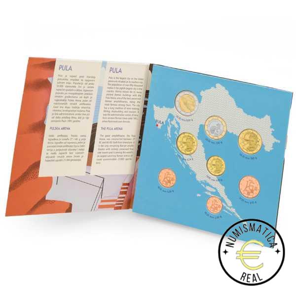 CROACIA 2024 CARTERA 8 VALORES KMS CALIDAD BU - DE 1 CENT A 2 EUROS - EN CARTERA OFICIAL - EUROSET. - Imagen 4