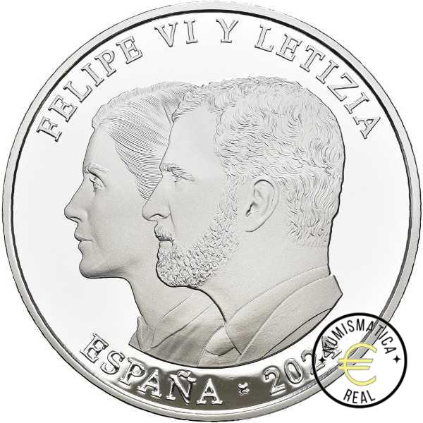 ESPAÑA 2024 10 EUROS PROOF – "X ANIVERSARIO DE S.M. REY DON FELIPE VI 2014” BE – PP. - Imagen 3