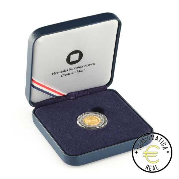 CROACIA 2024 2 EUROS CONMEMORATIVA PROOF - "MARKO MARULIC" BE - EN ESTUCHE PP.