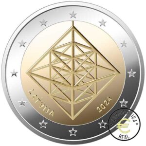 LETONIA 2024 2 EUROS CONMEMORATIVA UNC "PUZURIS" - S/C.