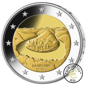ALEMNIA 2025 2 EUROS CONMEMORATIVA UNC "MEANDRO DEL ESTADO DE SARRE" S/C.