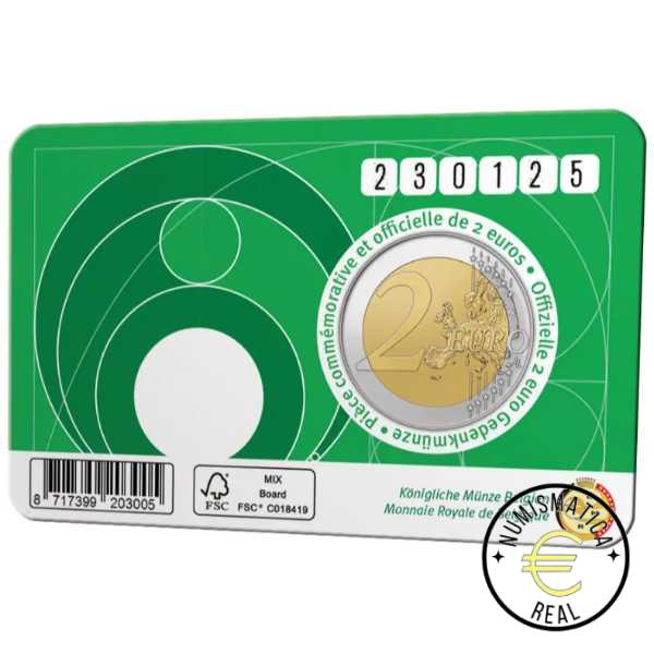 BELGICA 2025 2 EUROS CONMEMORATIVA BU - LOTERIA NACIONAL DE BELGICA - EN COINCARD - BNC. - Imagen 6