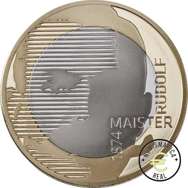 ESLOVENIA 2024 3 EUROS CONMEMORATIVA UNC "150º ANIV. NACIMIENTO RUDOLF MAISTER" S/C.