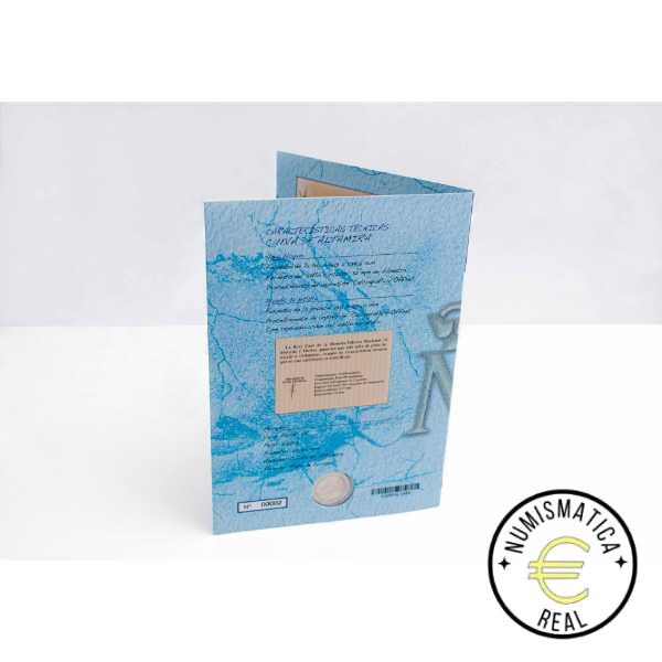 ESPAÑA 2015 2 EUROS CARPETA F.N.M.T + CORREOS - PATRIMONIO UNESCO "CAVERNA DE ALTAMIRA" + SELLO - CARTERA OFICIAL. - Imagen 3