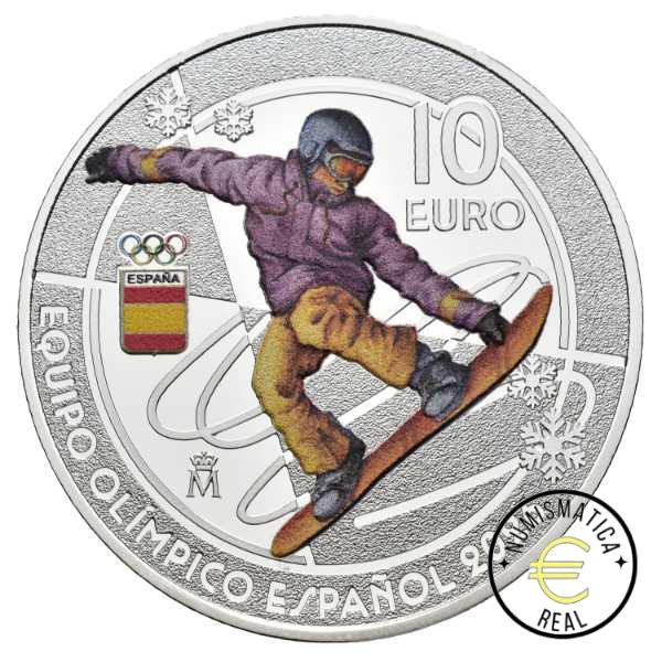 ESPAÑA 2025 10 EUROS PROOF – "EQUIPO OLIMPICO ESPAÑOL 2026” JUEGOS OLIMPICOS DE INVIERNO BE – PP.