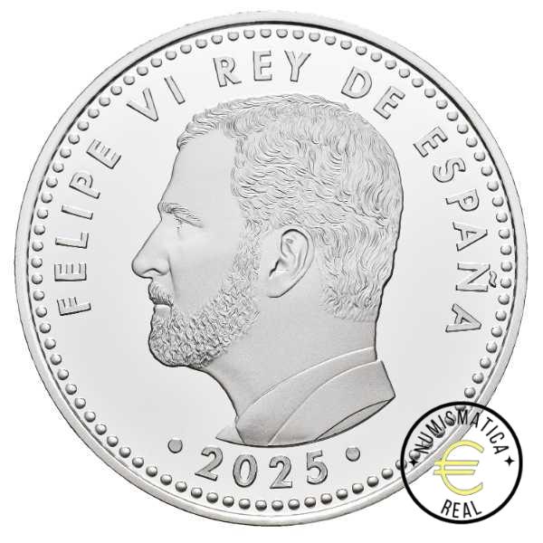 ESPAÑA 2025 10 EUROS PROOF – 8 REALES “MUNDIAL FIFA 2026” BE – PP. - Imagen 3