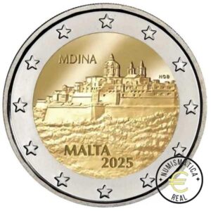 MALTA 2025 2 EUROS CONMEMORATIVA UNC - CIUDADELA DE MEDINA - S/C.