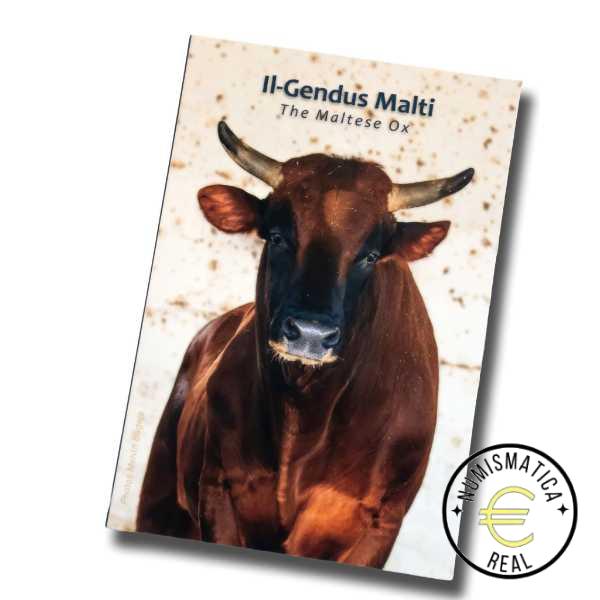 MALTA 2025 2 EUROS CONMEMORATIVA UNC - BUEY MALTES EN COINCARD OFICIAL (CARTERA) - BU. - Imagen 3