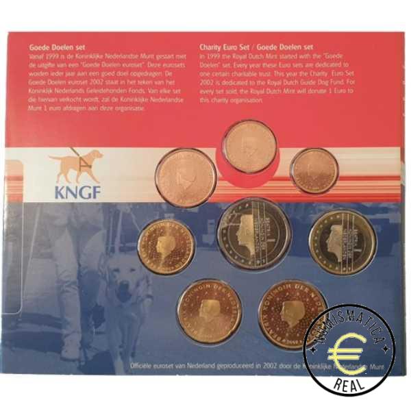 HOLANDA 2002 CARTERA 8 VALORES KMS CALIDAD BU - DE 1 CENT A 2 EUROS - EN CARTERA OFICIAL PAISES BAJOS - EUROSET. - Imagen 2