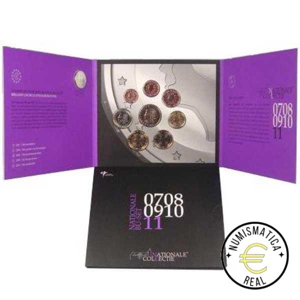 HOLANDA 2011 CARTERA 8 VALORES KMS CALIDAD BU - DE 1 CENT A 2 EUROS - EN CARTERA OFICIAL PAISES BAJOS - EUROSET. - Imagen 2