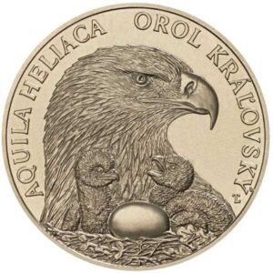 ESLOVAQUIA 2025 5 EUROS CONMEMORATIVA UNC "AGUILA IMPERIAL" S/C.