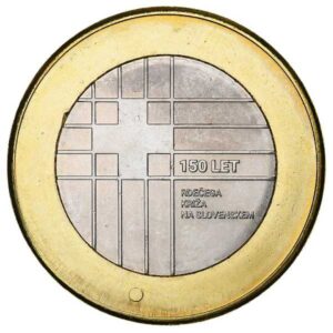 ESLOVENIA 2016 3 EUROS CONMEMORATIVA UNC "150º ANV. DE LA CRUZ ROJA EN ESLOVENIA" S/C.