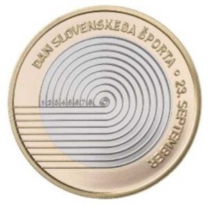 ESLOVENIA 2023 3 EUROS CONMEMORATIVA UNC "DIA DEL DEPORTE ESLOVENO" S/C.