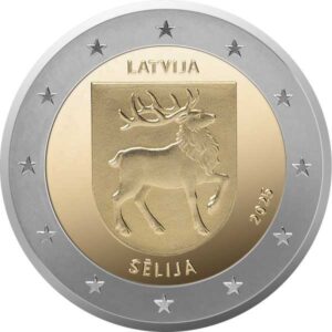 LETONIA 2025 2 EUROS CONMEMORATIVA UNC "REGION DE SELIJA" - S/C.