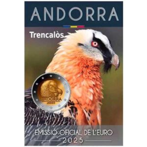 ANDORRA 2025 2 EUROS CONMEMORATIVA BU - EL QUEBRANTAHUESOS - EN COINCARD - BU.