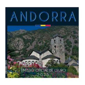 ANDORRA 2025 CARTERA 8 VALORES KMS CALIDAD BU - DE 1 CENT A 2 EUROS - EN CARTERA OFICIAL - EUROSET.