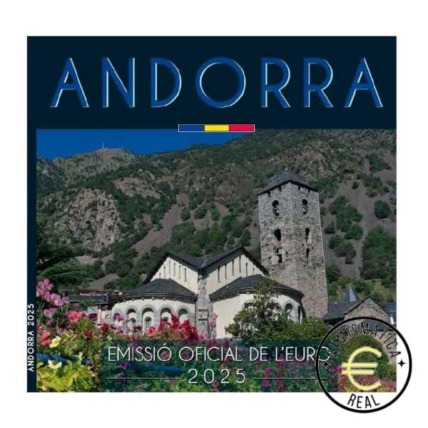 ANDORRA 2025 CARTERA 8 VALORES KMS CALIDAD BU - DE 1 CENT A 2 EUROS - EN CARTERA OFICIAL - EUROSET.