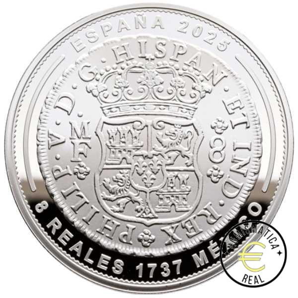 ESPAÑA 2025 10 EUROS PROOF – 8 REALES “JOYAS MUSEO II - 1737 MÉXICO” BE – PP. - Imagen 3